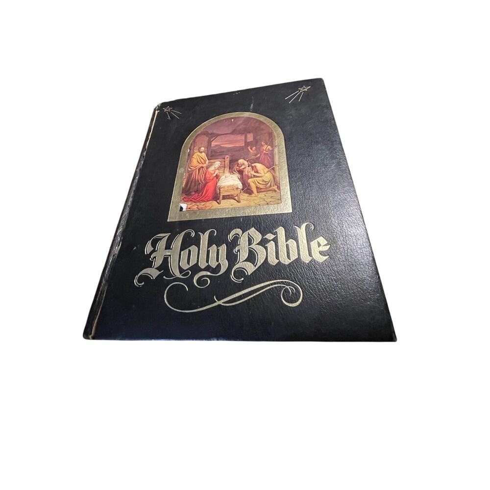 Holy Bible –Analytical Edition – Mid-Century Heirloom –Illustrated– GUC Unmarked